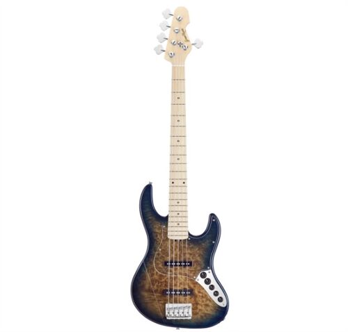 Đàn Guitar Điện GrassRoots G-AMAZE-GCB5-NDBS, Natural Dark Blue Burst